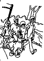 coloriage scoubidou et ses amis en balade